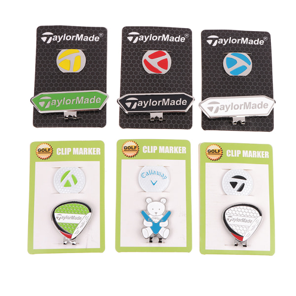 Golf Marker Magnet Golf Accessory Cap Hattu Marker Clip Accessori H