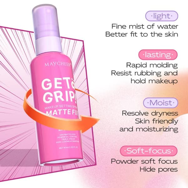 Maycheer Setting Spray Matt Finish Ansiktsmist Oljekontrollerande M Clear