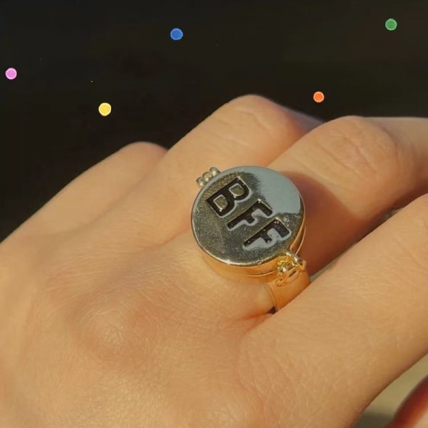 Svampebobs Ring Tilbehør Anime Bff Vennskap Good Friend Op