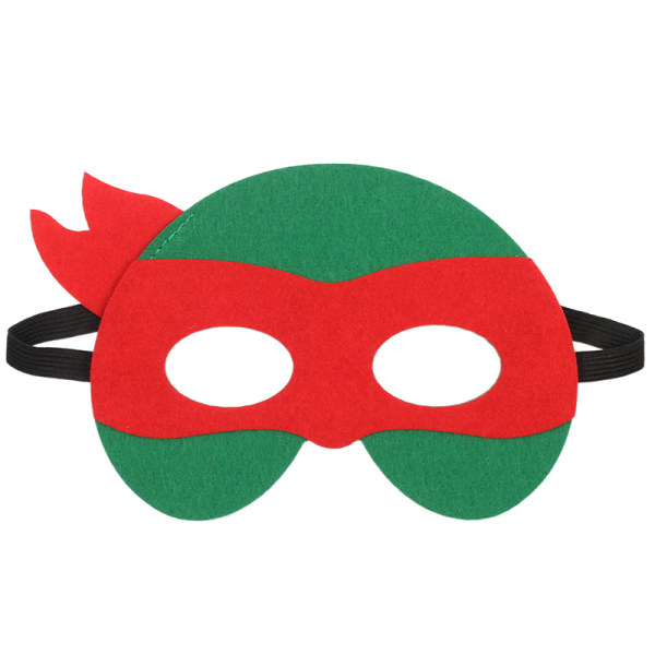 Anime Masquerade Turtle Mask Blindfold Cosplay Filt Mask Anime Red