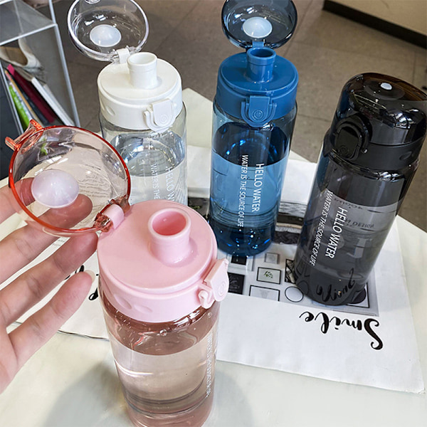 780ml Bärbar Vattenflaska För Att Dricka Te Mugg Utomhus Sport Pink