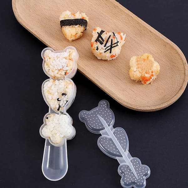 1 st Onigiri-form Cartoon Shape Sushi Roll Bento Präglingsform
