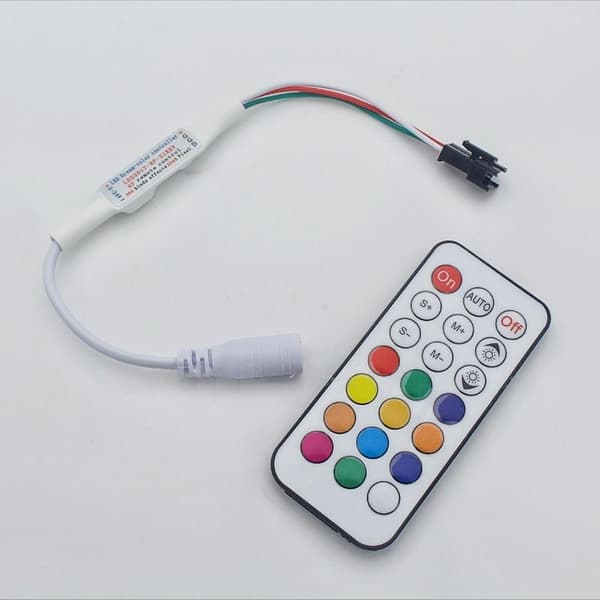 1 Set 3-PIN LED-kontroller RF trådlös fjärrkontroll DC5/12/24