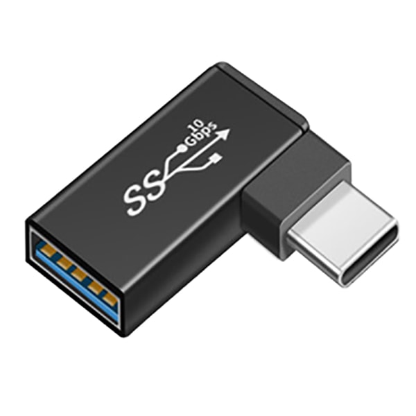 90 graders rätvinkel USB 3.0 hane till hona expansionsadapter A