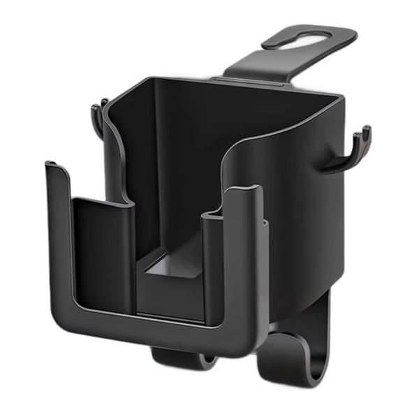 Multifunksjonell koppholder bakre rad krok bilsete rygg koppholder Black