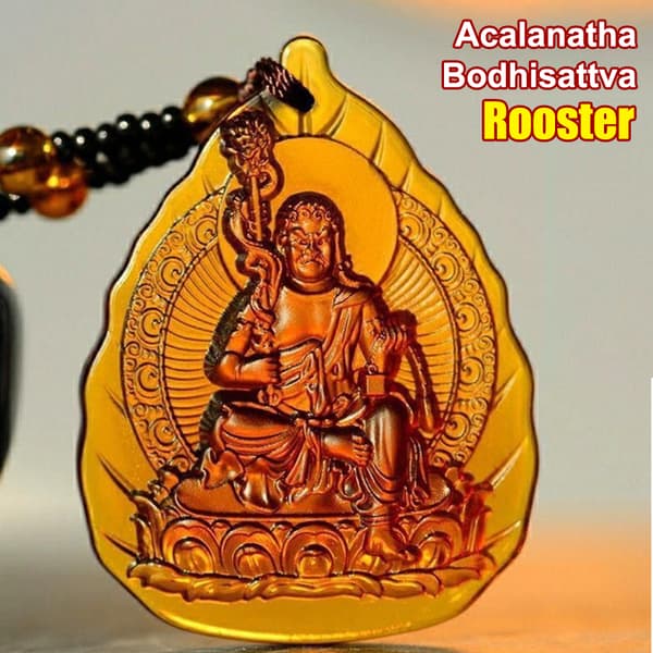 Isgul Krystal Vedhæng Lang Sweater Halskæde Manjushri Amit A7
