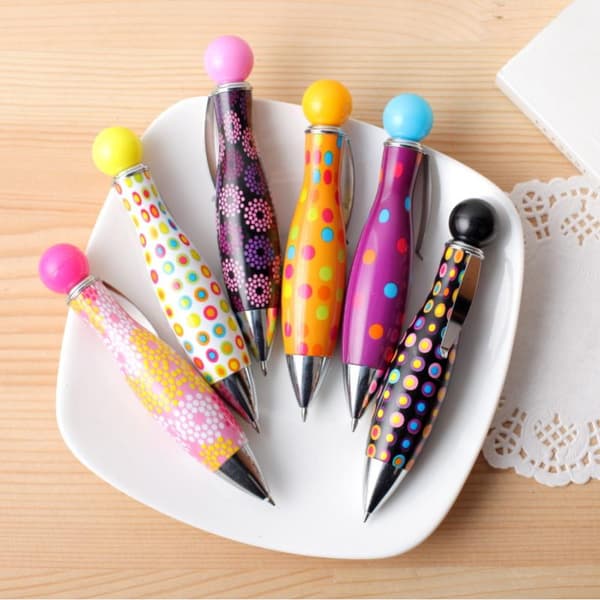 Kort Minibowlingformad Penna Elegant Prickigt Blomtryckt Boho St A4