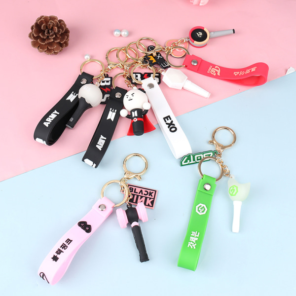 Kpop BTS TWICE NCT EXO BLACKPINK GOT7 Light Stick-hänge N3