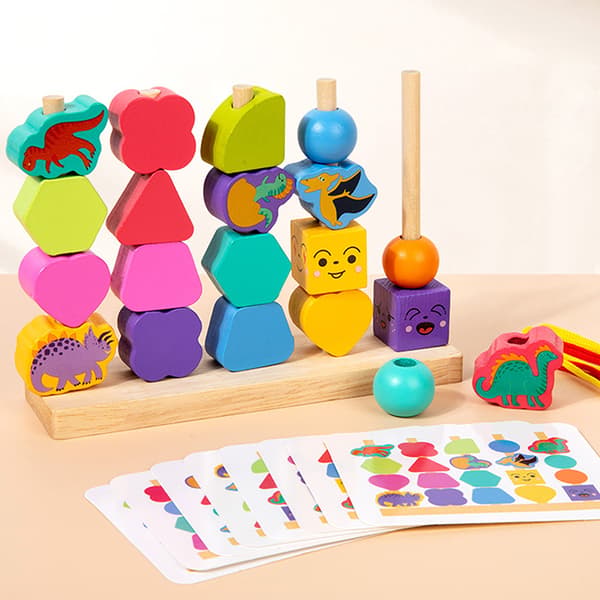 Montessori treperler mestringssett: Bygger finmotorikk StyleB