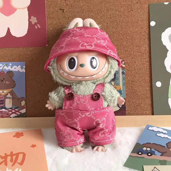 2 kpl Vaatteita Labubu-nukeille, Tyylikkäät Kawaii Ou -asusteet A3