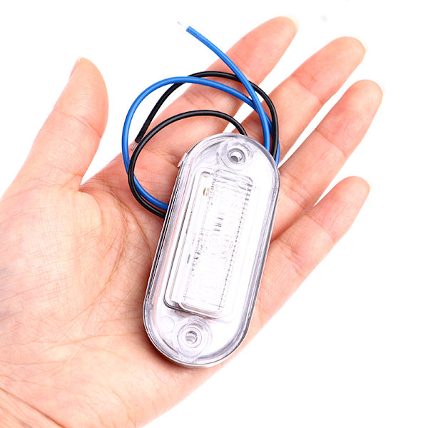 2st 12V Båtbelysning Trappdäck akterspegel LED-akter Blue