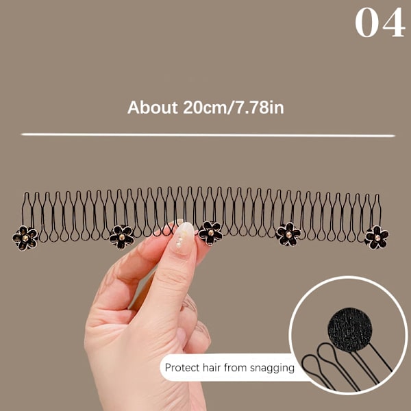 Camellia Broken Hair Comb Broken Hair Artefact Hair Comb Hair A 06