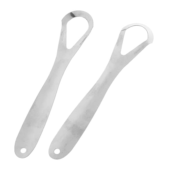 Tungeskraper i rustfritt stål Tannpleie Oral 10pcs