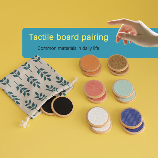 Lasten aistinvaraiset lelut Tactile Board Matching Game Tunteva väri A1