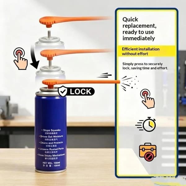 3 kpl WD-40 omistettu pitkä jatkosuutin A3