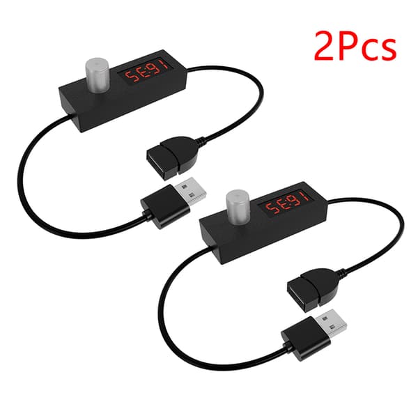 24-timers automatisk nedlukningstimer Digital nedtællingstimer USB-kontakt 1Pcs