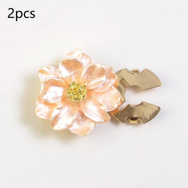 2 stk. manchetknapper med modeblomsterknap A4