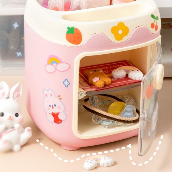 Kawaii Pig Storage Box Makuuhuone Pesuhuone Organizer Box Makeup Br A2