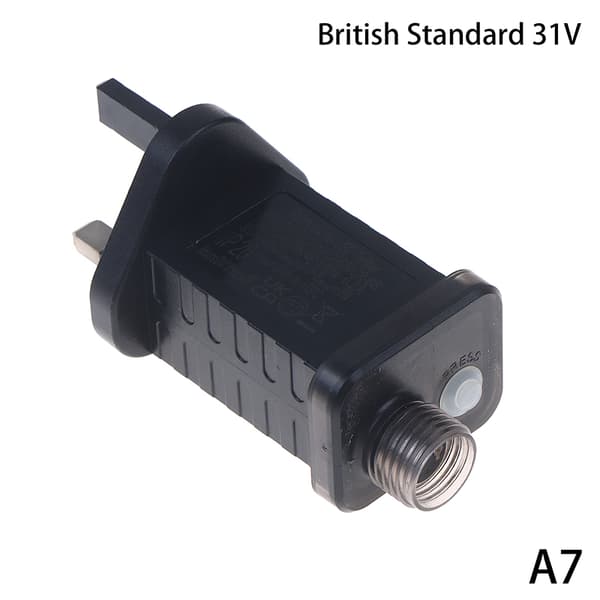 EU US UK Plugg AC 220V 110V Til 31VDC 6W 24V 5V Transformator LED L UK 31V6W