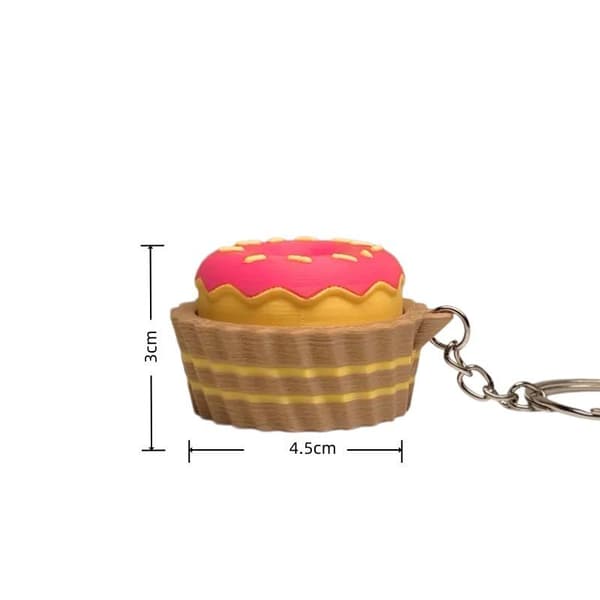1 st 3D-printad efterrätt Fidget Clicker Simulerad efterrätt Plast A2