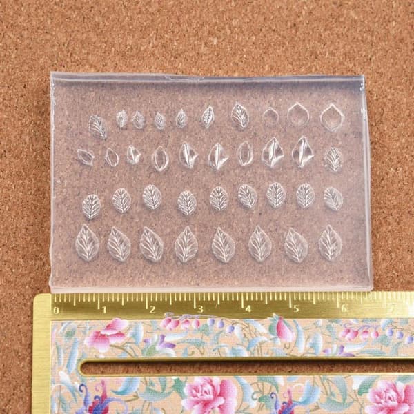 Mini Blomsterblad Silikonform Neglelakk Kunstdekorasjon DIY S