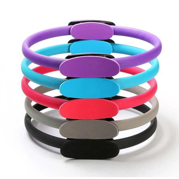 Jooga Fitness Ring Circle Pilates Naisten Tyttö Harjoitus Koti Resis Blue