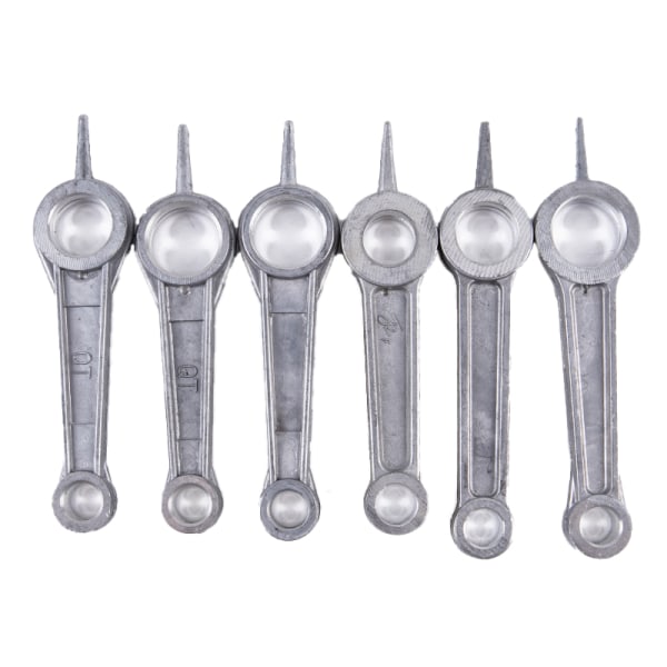 1st luftkompressor vevstake Silvertonad aluminiumlegering 23*12*67mm