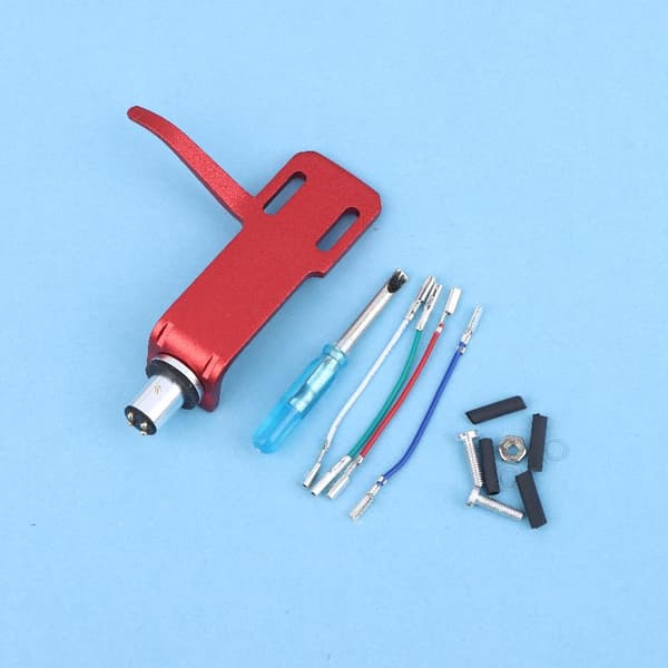 Universal patron stylus skivspelare headshell hållare ersättning Red