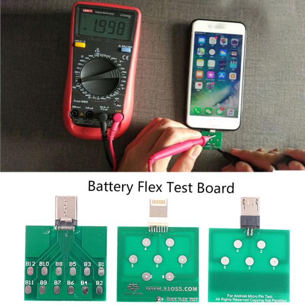 Micro USB Dock Flex Test Board för telefon Android Phone U2 Micro For Type-C
