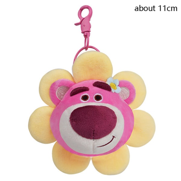 e Strawberry Bear Winnie the Pooh Plysj Small Pendant nøkkelringer D