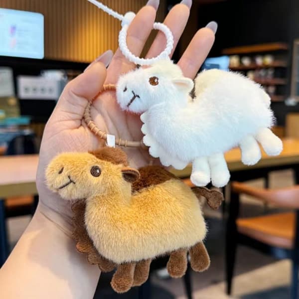 e Camel Pehmolelu Sarjakuvariipus Pehmeä Täytetty Nukke Avaimenperä Ba A2