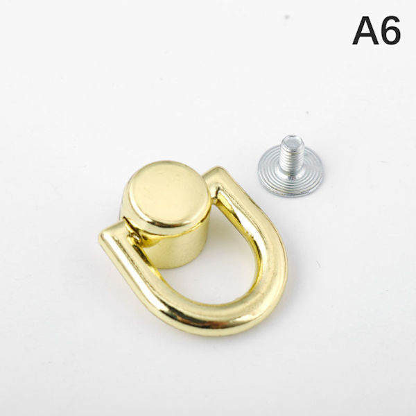 Metallveske Nagle Nail Spenne Studs Button Håndveske Beltehenger Le A6