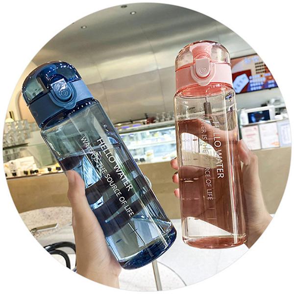 780ml Bärbar Vattenflaska För Att Dricka Te Mugg Utomhus Sport Blue