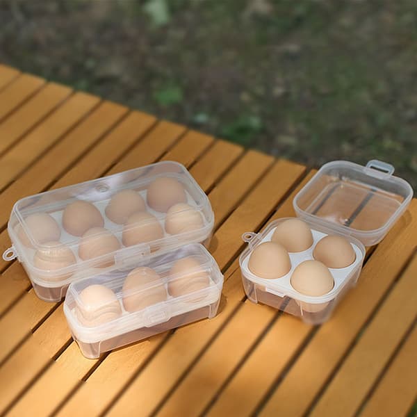Utomhussäker äggförvaringslåda Bärbar camping Splittersäker D