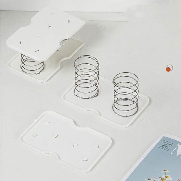 Creative Spring Tissue Box presenterar Spring Support Tissue Sprin White