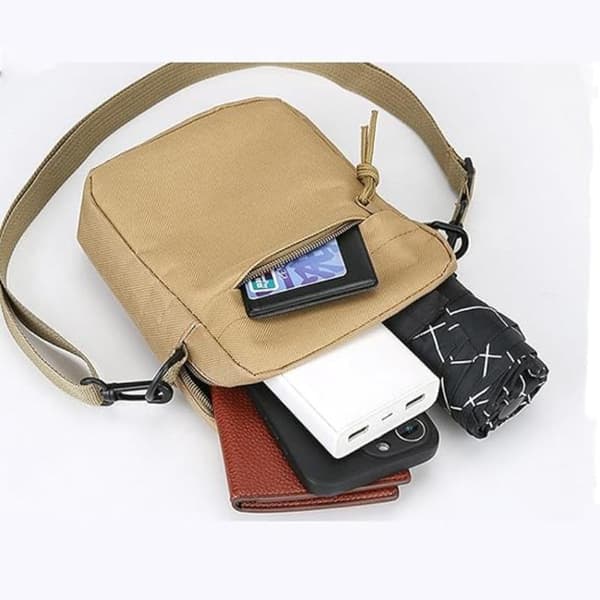 Mænd/Kvinder Enkelt Skuldertaske Crossbody Tasker Telefontasker Til Tra White