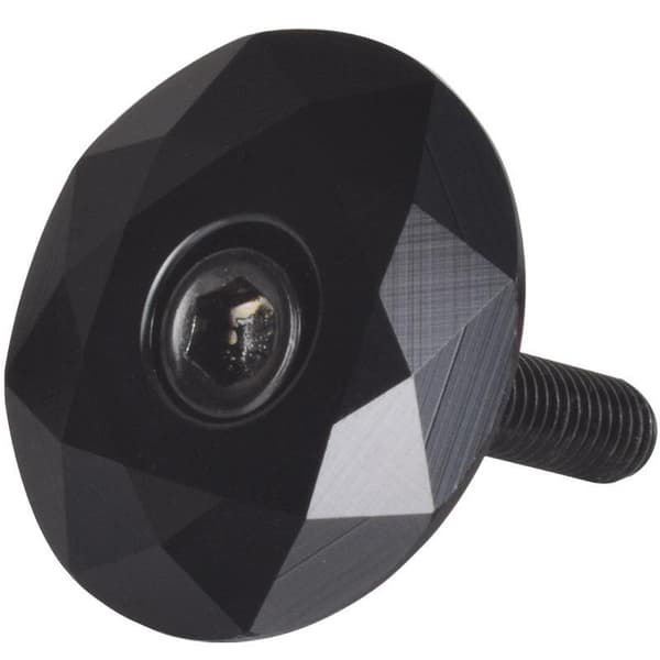 Sykkelstyrelager Stilkhette Deksel Med Skrue For 28,6 mm Gaffelhode Black
