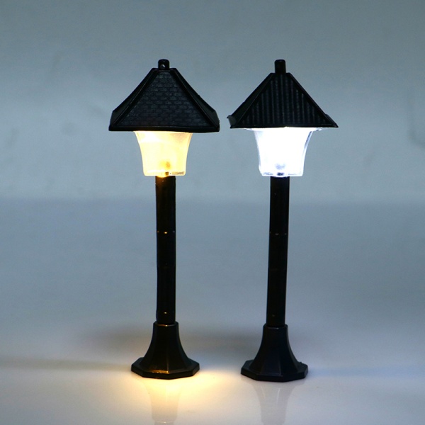 1:12 Dockhus Miniature Park Street Lamp LED-lampa Lyktstolpe