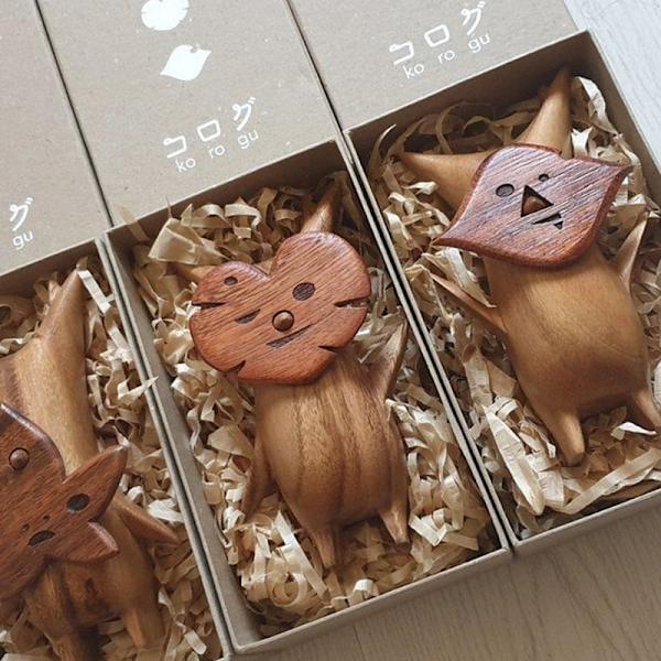 Tre Korok-statue Håndverk Dekorasjon Spill Elskere Zelda Bre C