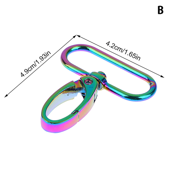 1 Stk Metallspenner Karabinkrok Ringveske Hummerlås Hardwar B