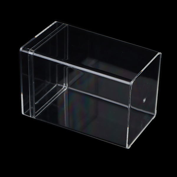 Rektangulär plastbox Biscuit godis docka Presentförpackningslåda T Transparent