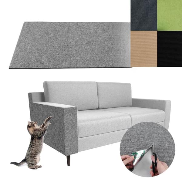 5 farger kattekloresofa-beskytter katteklobrett Gray 100x30cm