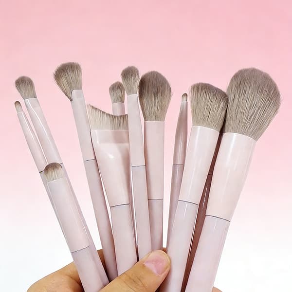 Makeupbørstesæt Begynder Blød Pudder Blush Makeup Foundation A1