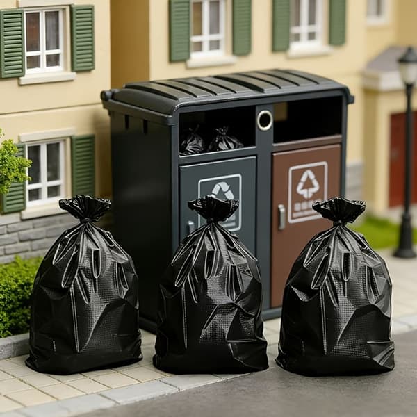 3 kpl miniatyyriroskapussimalleja A2