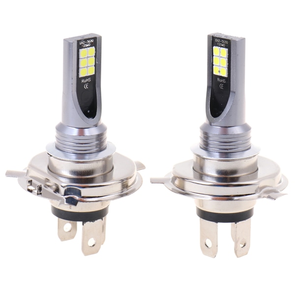 2X H4 200W 12000LM LED auton sumuvalo