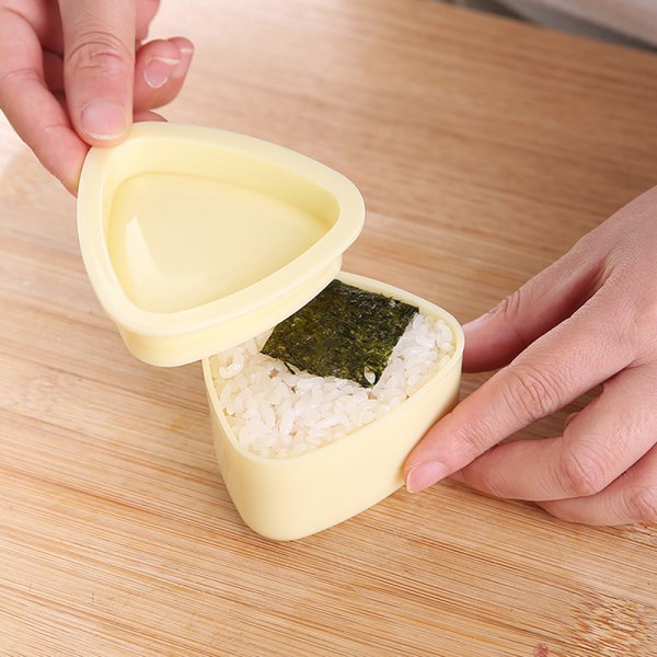 3 STK/sett DIY Sushi Mold Onigiri Rice Ball Press Triangular Sus