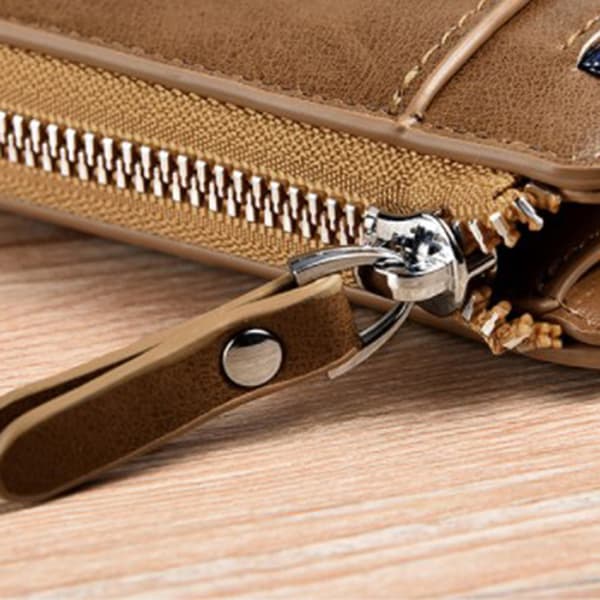 Kangaroo Wallet RFID-estolompakko vetoketjulla Multi Credit C A