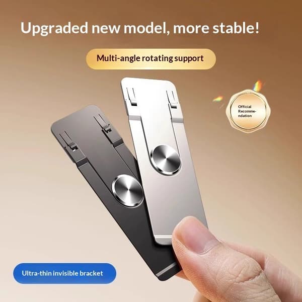 360° roterende nettbrettholder ultratynn telefonstativ for læring Silver