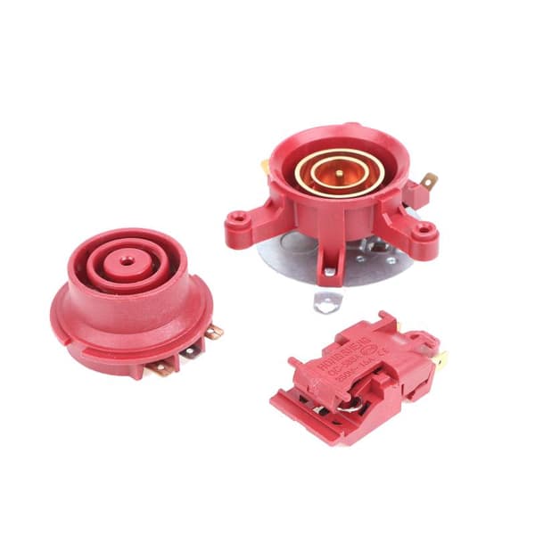 1Set Vattenkokare Bas Termostat Temperatur Switch Anslutning White