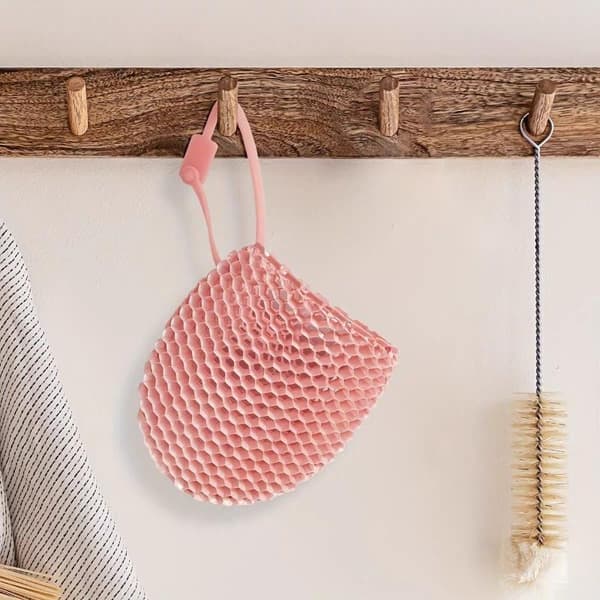 Honeycomb eksfolierende dusjfingerhetter kroppsskrubbrensing B White